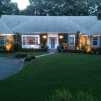 Edgar Manor Greenwich Landscape Lighting - After