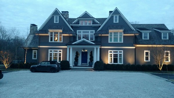 After - Greenwich landscape lighting